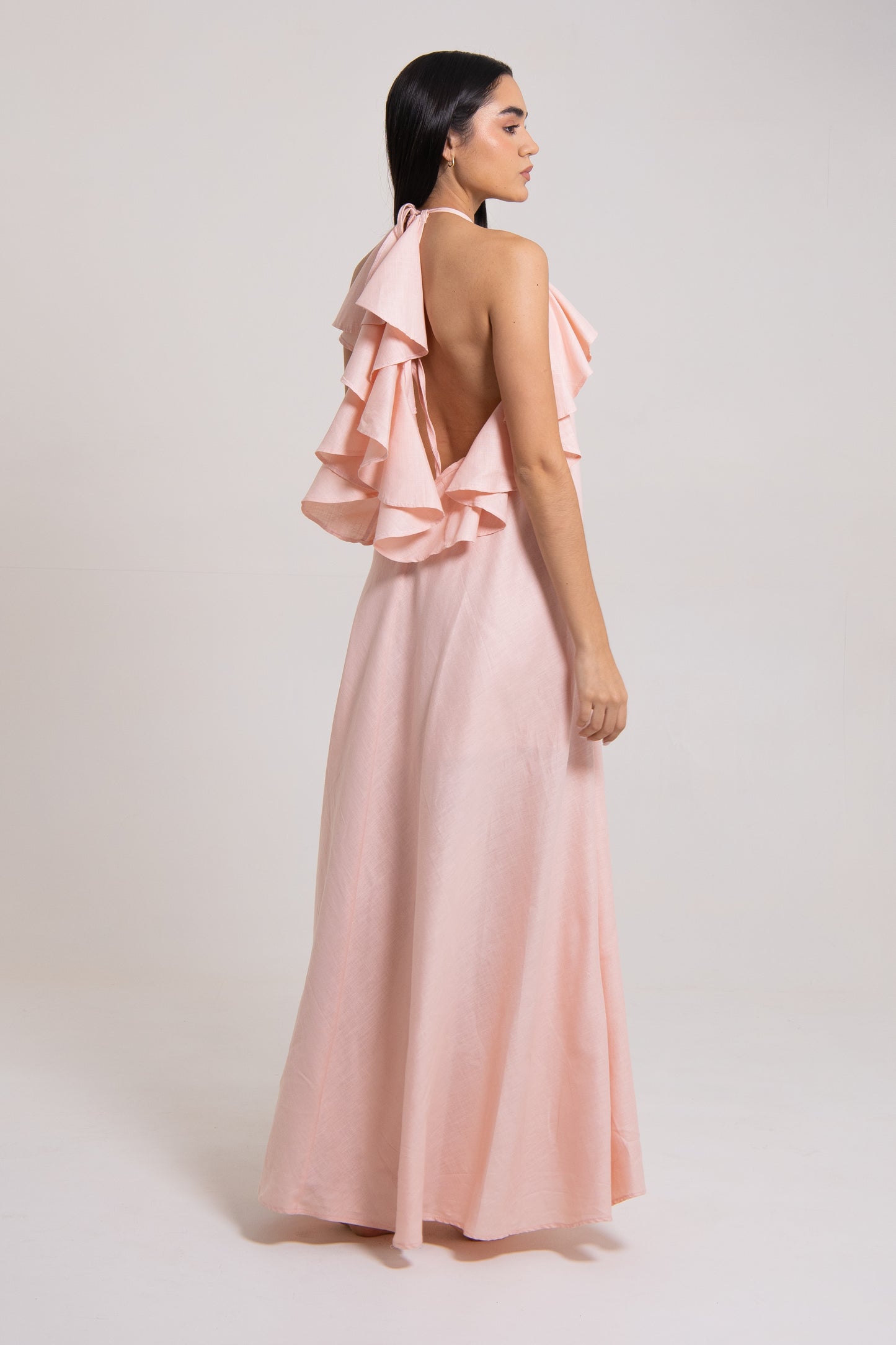 Maxi backless dress